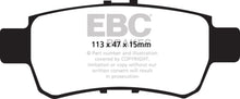 Load image into Gallery viewer, EBC 05-10 Honda Odyssey 3.5 Greenstuff Rear Brake Pads (For 11.7in. Rotors)