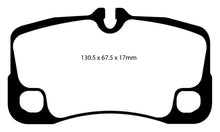Load image into Gallery viewer, EBC 09-12 Porsche 911 (997) (Cast Iron Rotor only) 3.6 Carrera 2 Yellowstuff Rear Brake Pads