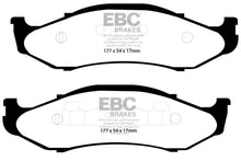 Load image into Gallery viewer, EBC 97-99 Jeep Cherokee 2.5 82mm High Rotors Yellowstuff Front Brake Pads