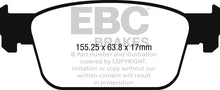 Load image into Gallery viewer, EBC 2017+ Audi A4 2.0L Turbo (B9) Redstuff Front Brake Pads
