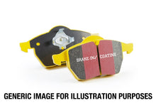Load image into Gallery viewer, EBC 08-16 Mitsubishi Lancer Evo 10 2.0 Turbo (1 piece rotor) Yellowstuff Rear Brake Pads