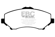 Load image into Gallery viewer, EBC 08-11 Chrysler Town &amp; Country 3.3 Yellowstuff Front Brake Pads
