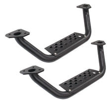 Load image into Gallery viewer, Go Rhino Dominator Extreme D6 SideSteps - Tex Blk - 4in Drop Down Steps (Pair)