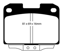 Load image into Gallery viewer, EBC 94-96 Dodge Stealth 3.0 4WD Yellowstuff Rear Brake Pads