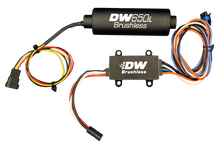 Load image into Gallery viewer, DeatschWerks DW650iL Series 650LPH In-Line External Fuel Pump w/ Single/Dual-Speed Controller