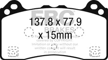 Load image into Gallery viewer, EBC 16-18 Ford Focus RS Redstuff Ceramic Low Dust Front Brake Pads