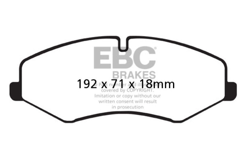 EBC 10-14 Land Rover LR4 5 Yellowstuff Front Brake Pads