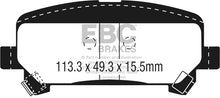 Load image into Gallery viewer, EBC 15+ Chevrolet Colorado 2.5 Yellowstuff Rear Brake Pads