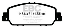 Load image into Gallery viewer, EBC 13-17 Honda Accord Coupe 2.4 EX Redstuff Front Brake Pads