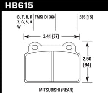 Load image into Gallery viewer, Hawk 08-10 Mitsubishi Lancer Evo X DTC-70 Race Rear Brake Pads