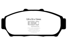 Load image into Gallery viewer, EBC 94-01 Acura Integra 1.8 Yellowstuff Front Brake Pads
