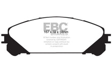 Load image into Gallery viewer, EBC 10+ Lexus RX350 3.5 (Japan) Greenstuff Front Brake Pads